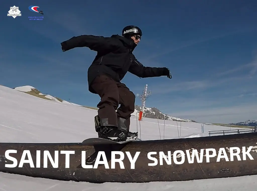 Cours de snowboard au snowpark de saint lary