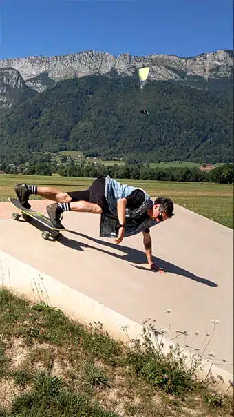 Spot pour cours surfskate lac Annecy – Doussard, Faverges, Duingt.