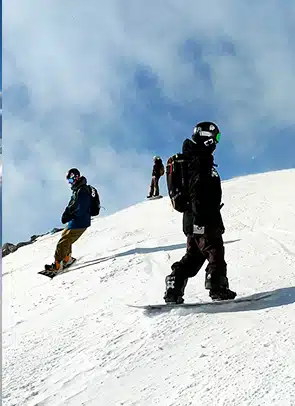 Coaching snowboard pour 1 à 3 personnes durant un cours privé aux Menuires